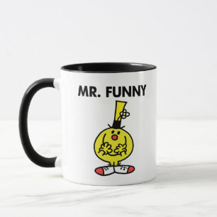 Caneca Rindo do Sr. Engraçado com Flor