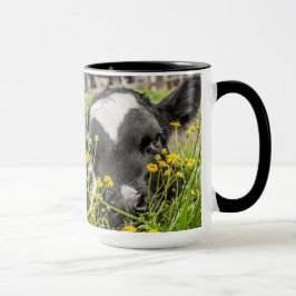Caneca Ringer Mug com Imagem do Vitelo