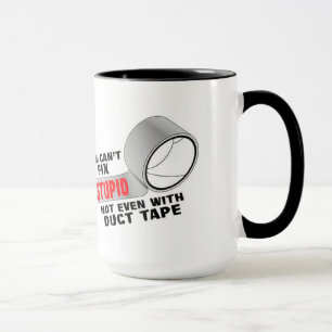 Caneca Ringer Mug estúpido