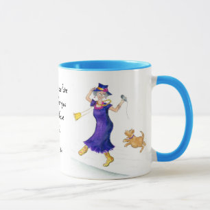 Caneca Ringer Mug 'Nunca tarde'