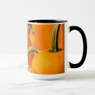 Caneca Ringer Preta 425ml Colheita de Abóbora