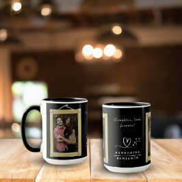 Caneca Rir, amor, para sempre Casal que Namorados Foto