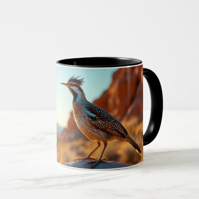 Caneca Roadrunner de Aves do Sudoeste arizona (Frente Esquerda)