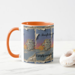 Caneca Roaring Lion Sunrise Papercut Mug