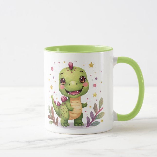 Caneca "Roarsome Dino Mug: Cuteness in All Sip" (Direita)