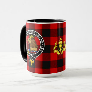 Caneca Rob Roy MacGregor Clan Crachá & Tartan