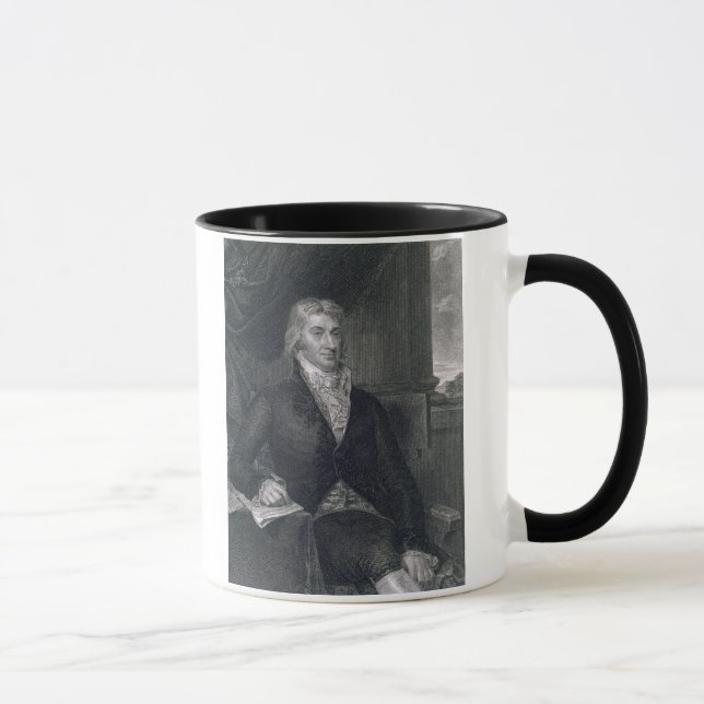 Caneca Robert R. Livingston, gravado por E. Mackenzie (en (Direita)