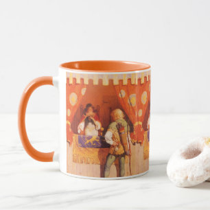 Caneca Robin Hood Vintage Encontra Donzela Marian por NC 