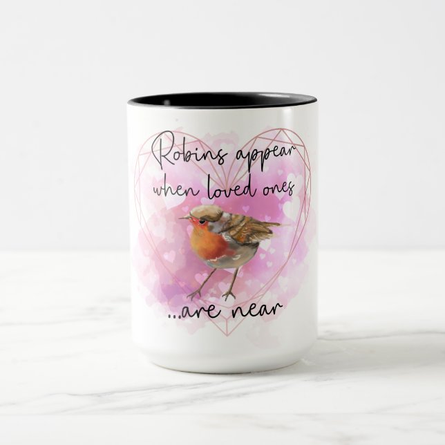 Caneca Robins Aparecem Quando Os Adorados Estão Perto (Centro)