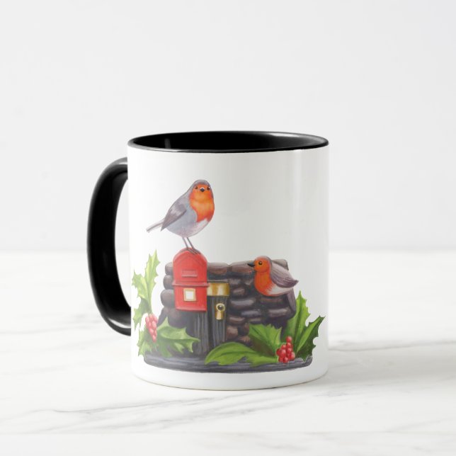 Caneca Robin's Letters (Frente Esquerda)