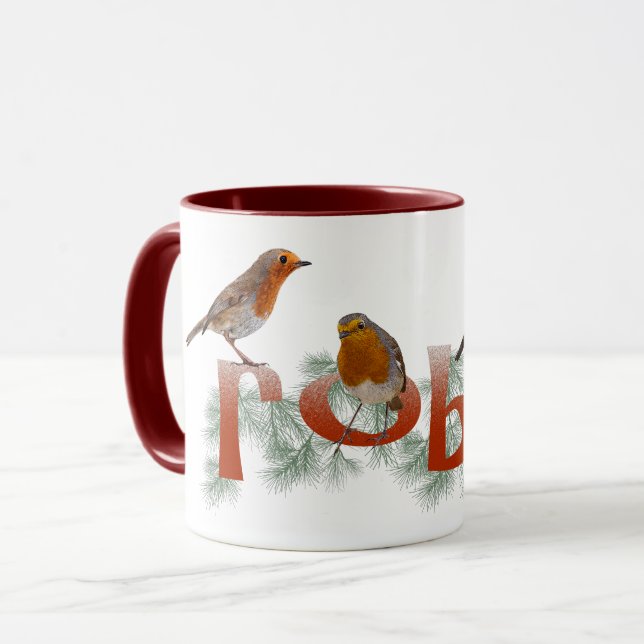 Caneca Robins Mug (Frente Esquerda)