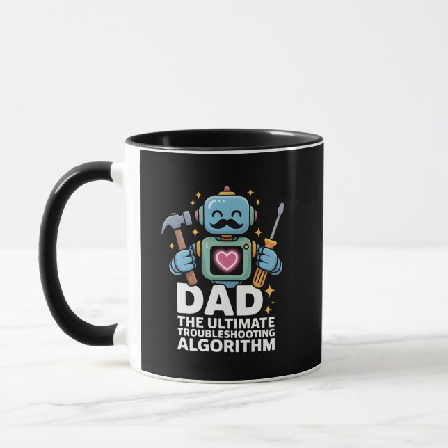 Caneca Robô de Algoritmo de Solução de Problemas Definiti (Esquerda)