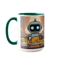 Robô de Bênçãos Jantar de Ação de Graças