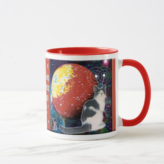 Caneca Robo-Gato Vagabundo (Direita)