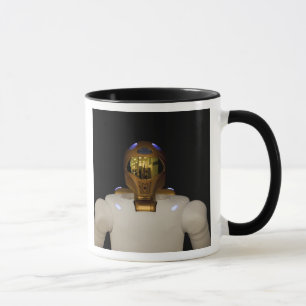 Caneca Robonaut 2, um hel astronauta humanoide com destre