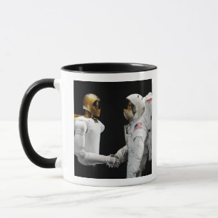 Caneca Robonaut 2, uns dexterous, hel 4 do astronauta do