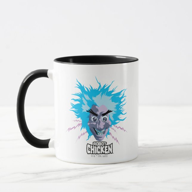 Caneca Robot Chicken Scientist Head Graphic (Esquerda)