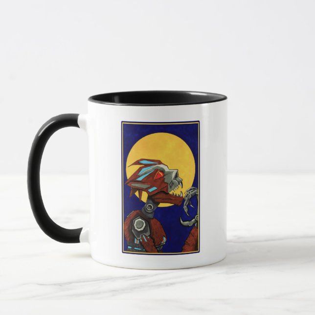 Caneca Robot Werewolf Mug (Esquerda)