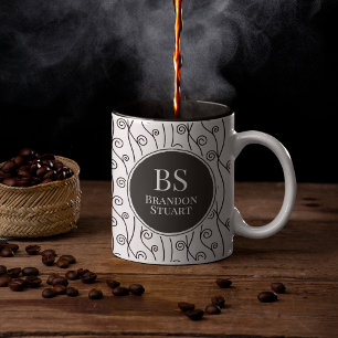 Caneca Rochas brancas e pretas