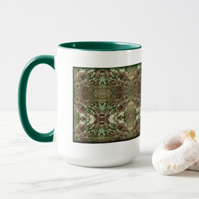 Caneca Rochas e Folhas (Com Donut)