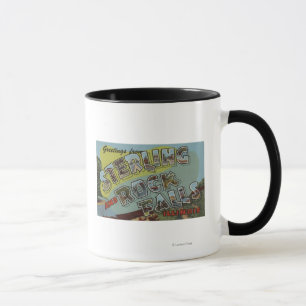 Caneca Rock Falls - Cenas com Letras Grandes