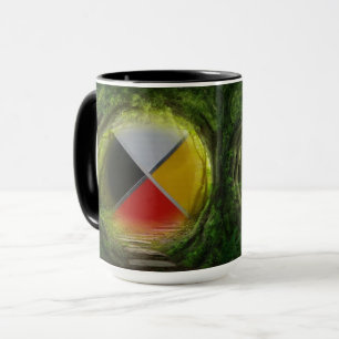 Caneca Roda de Medicina Florestal Grande Combo