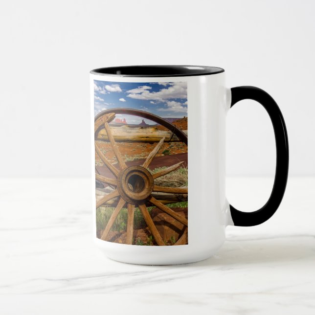 Caneca Roda de vagão close up, Arizona (Direita)