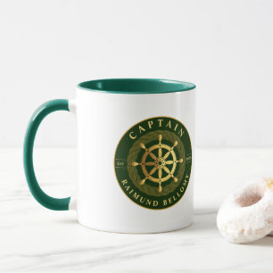 Caneca Roda do navio Dourado