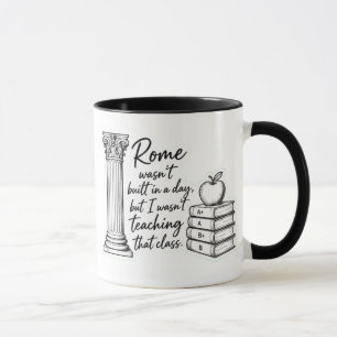 Caneca Roma Não Foi Construída Num Dia Professor de Histó