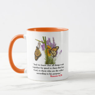 Caneca Romanos 8:28 Todas As Coisas Trabalham Juntas Para