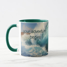 Caneca Rompendo Surf Que Sua Aventura Começa