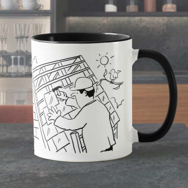 Caneca Roofer ou Slater Cartoon Mug (Criador carregado)