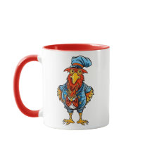 Rooster de Cartoon Encantado