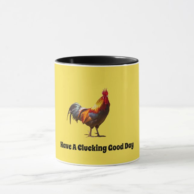 Caneca Rooster se diverte, tenha coagido (Centro)