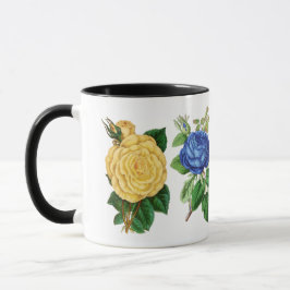 Caneca Rosa Colorida Brilhante Flor Floral Jardim Natural