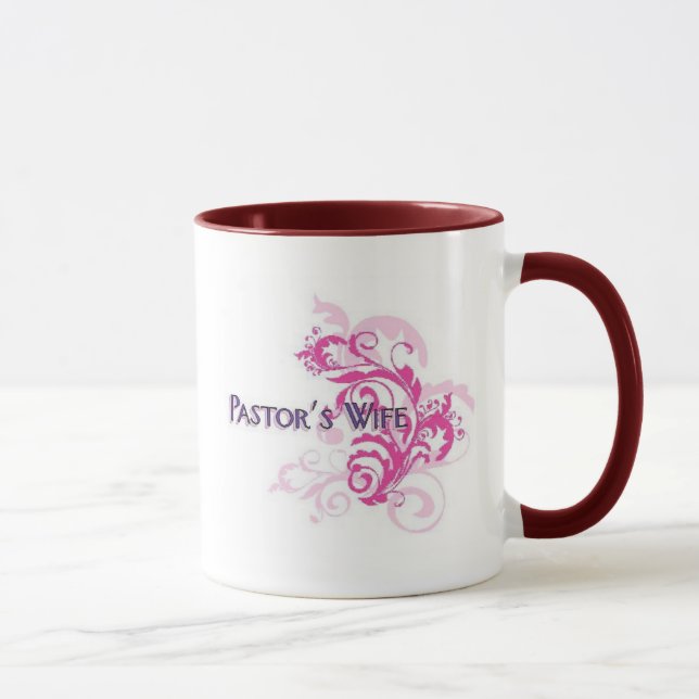 Caneca Rosa da esposa dos pastores (Direita)
