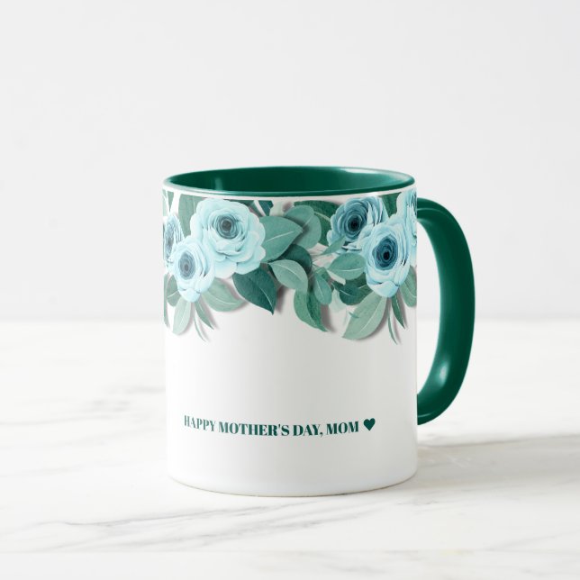 Caneca Rosa do Dia das Mães  (Frente Esquerda)
