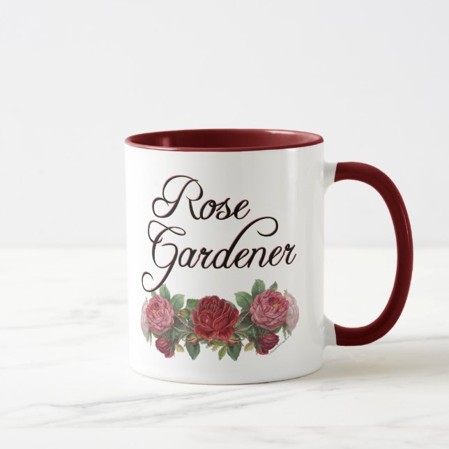 Caneca Rosa Gardener Say com Rosas (Direita)