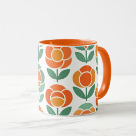 Caneca Rosa Geométrica Amor