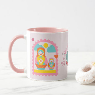 caneca rosa giro