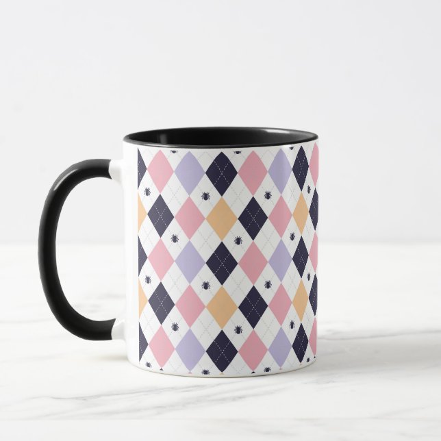 Caneca Rosa Puro Diamante com Aranha (Esquerda)