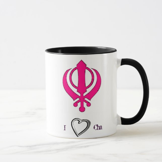 Caneca Rosa quente Khanda (Direita)