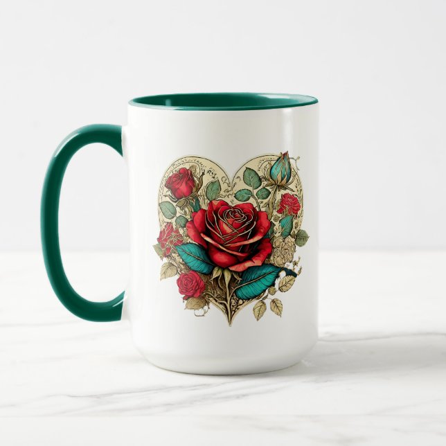 Caneca Rosa Renascença (Esquerda)