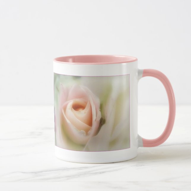Caneca Rosa Rosa Rosa Maciça e Rosa Maciça no Cheio Sangu (Direita)