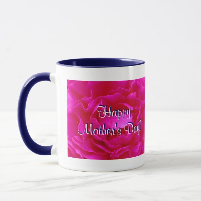 Caneca Rosa Rosa Rosa Rosa Dia de as mães Feliz III (Esquerda)