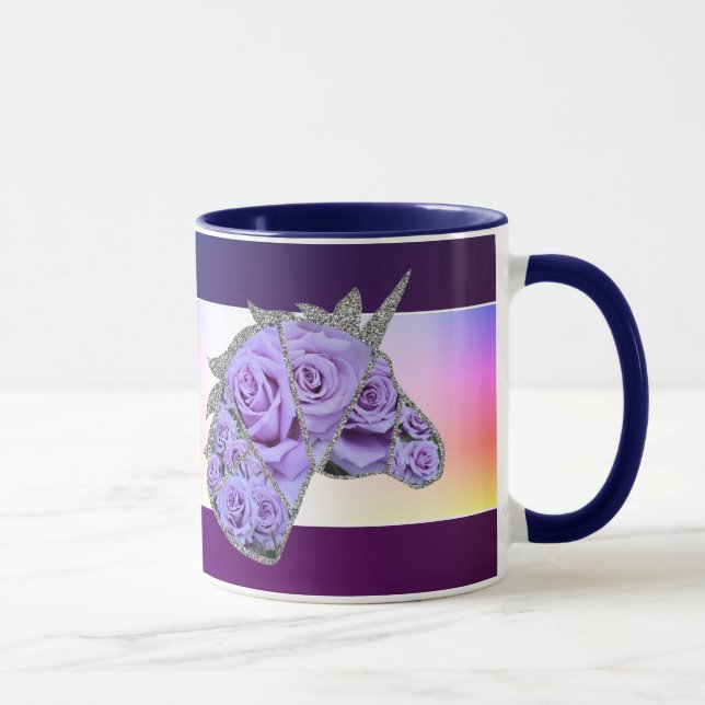 Caneca Rosa Sweet Moon コーヒーマグカップ (Direita)