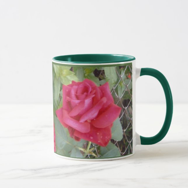 Caneca Rosa vermelha (Direita)