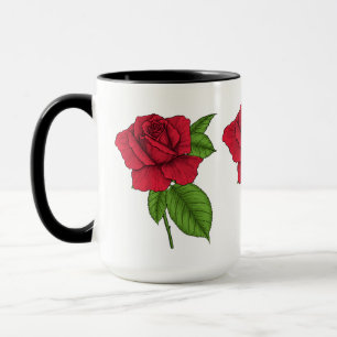 CANECA ROSA VERMELHA 2