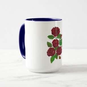Caneca rosa vermelha Mug