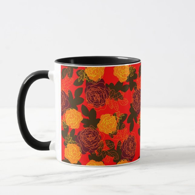 Caneca Rosa vermelho (Esquerda)